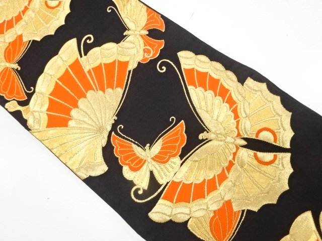 Japanese Kimono / Antique / Fukuro Obi Combined weave